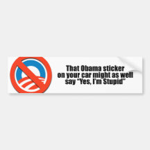 Dieser Obama-Aufkleber könnte genauso gut ja dass  Auto Sticker
