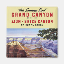 Dieser Sommer-Besuchs-Grand Canyon Kühlschrankmagnet