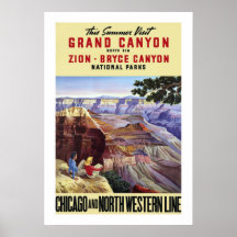 Dieser Sommer-Besuchs-Grand Canyon Plakat