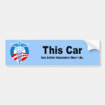 Dieses Auto hat bessere Versicherung, als ich tue Autosticker
