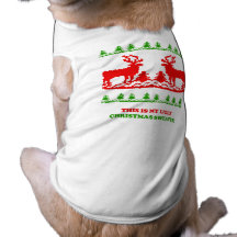 Dieses ist meine hässliche Weihnachtsstrickjacke Haustiershirts
