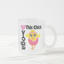 Dieses Küken-Liebe-Yoga Kaffee Tasse