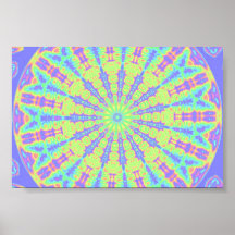 Digital-Kunst, Fraktal-Kunst, abstrakte Kunst-Plak Plakat