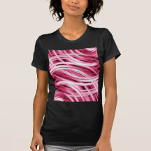 Digital-Radialfarbunschärfe-Glühen-Kunst-schönes D T-shirts
