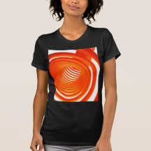 Digital-Radialfarbunschärfe-Glühen-Kunst-schönes D T-shirt