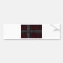digitale Flagge (Dänemark) Auto Aufkleber