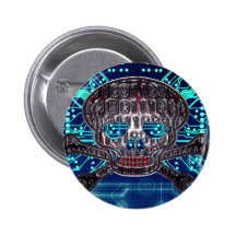 digitaler Pirat Anstecknadelbutton