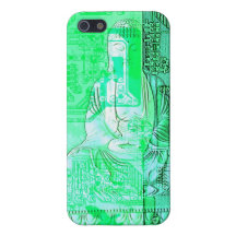 digitales Alter elektronischer Limoner Buddha iPhone 5 Hüllen