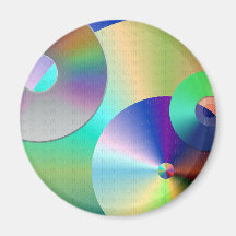 Digitalschallplatten Kühlschrankmagnete