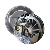 Dinky der Dampf-Motor - Hauptantriebsrad Anstecknadelbuttons
