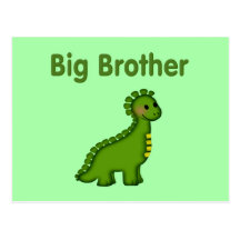 Dino-großer Bruder Postkarte