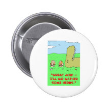 DINOSAURIER-HÖHLENBEWOHNER-VERSAMMLUNGS-KRÄUTER ANSTECKNADELBUTTON