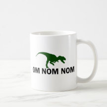 Dinosaurier Rawr OM Nom Nom hat Hunger Tee Tasse