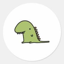 Dinosaurier Runder Aufkleber