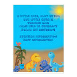 Dinosaurier-Thema-Einladung