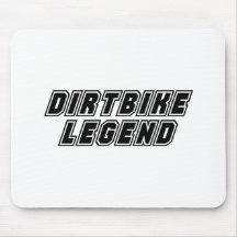 Dirtbike Legende Mauspad