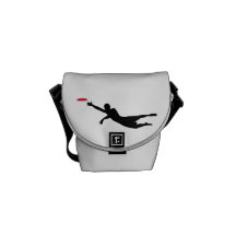 Disc golf frisbee courier bag