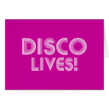 Disco Grußkarte
