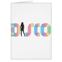 Disco Grußkarte