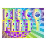 Disco-Party Ankündigungen