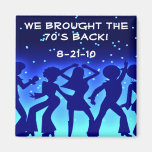 Disco-Themasiebziger jahre Gastgeschenk-Magnet-And