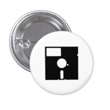 "Diskette-" Piktogramm-Knopf Anstecknadelbutton