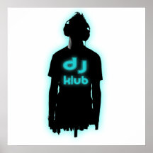 DISKJOCKEY KLUB PLAKATDRUCK
