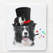 Ditzy Dogs~Original Mousepad~Border Collie