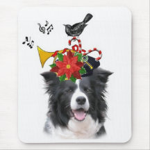 Ditzy Dogs~Original Mousepad~Border Collie