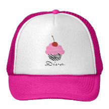 Diva-kleiner Kuchen Baseballkappen
