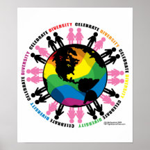 Diversity LGBT Plakatdrucke