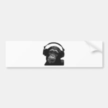 DJ-AFFE AUTO AUFKLEBER