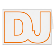 DJ - Disc-Jockey, Musik, Vinyl, Aufzeichnung, DJin Karte
