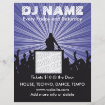 DJ-Namensmusik-Flyer