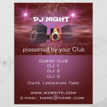 dj_night bedruckte flyer