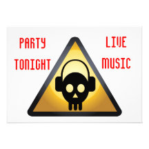 DJ-Party-Flyer Personalisierte Ankündigungskarten