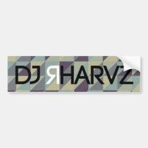 DJ RHARVZ AUTO AUFKLEBER