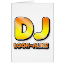 DJ schauen A wie - Disc-Jockey-Musik-Turntable karten