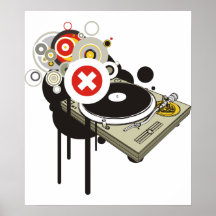 DJ-Set Plakat