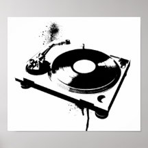 DJ-Turntable Poster