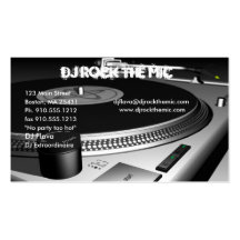 DJ-Visitenkarte
