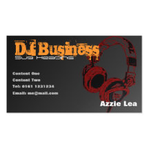 DJ-Visitenkarte - kundengerecht