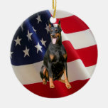 Dobermannpinscher-Verzierung Ornament