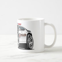Dodge-Ladegerät-Polizei-Auto Kaffeetasse