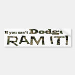 Dodge rammt es, es, Tarnung Autoaufkleber