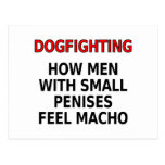 Dogfighting: Wie Männer mit den kleinen Penissen M Postkarte