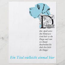 Doggen Bürobedarf Flyer Druck