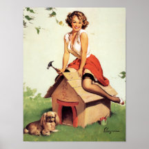 DoghousePin oben Poster