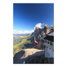 Dolomit - Luftaufnahme von Rosetta Berg Fotos