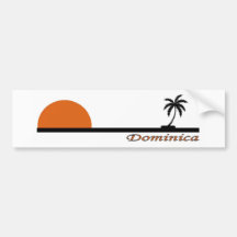 Dominica Auto Aufkleber